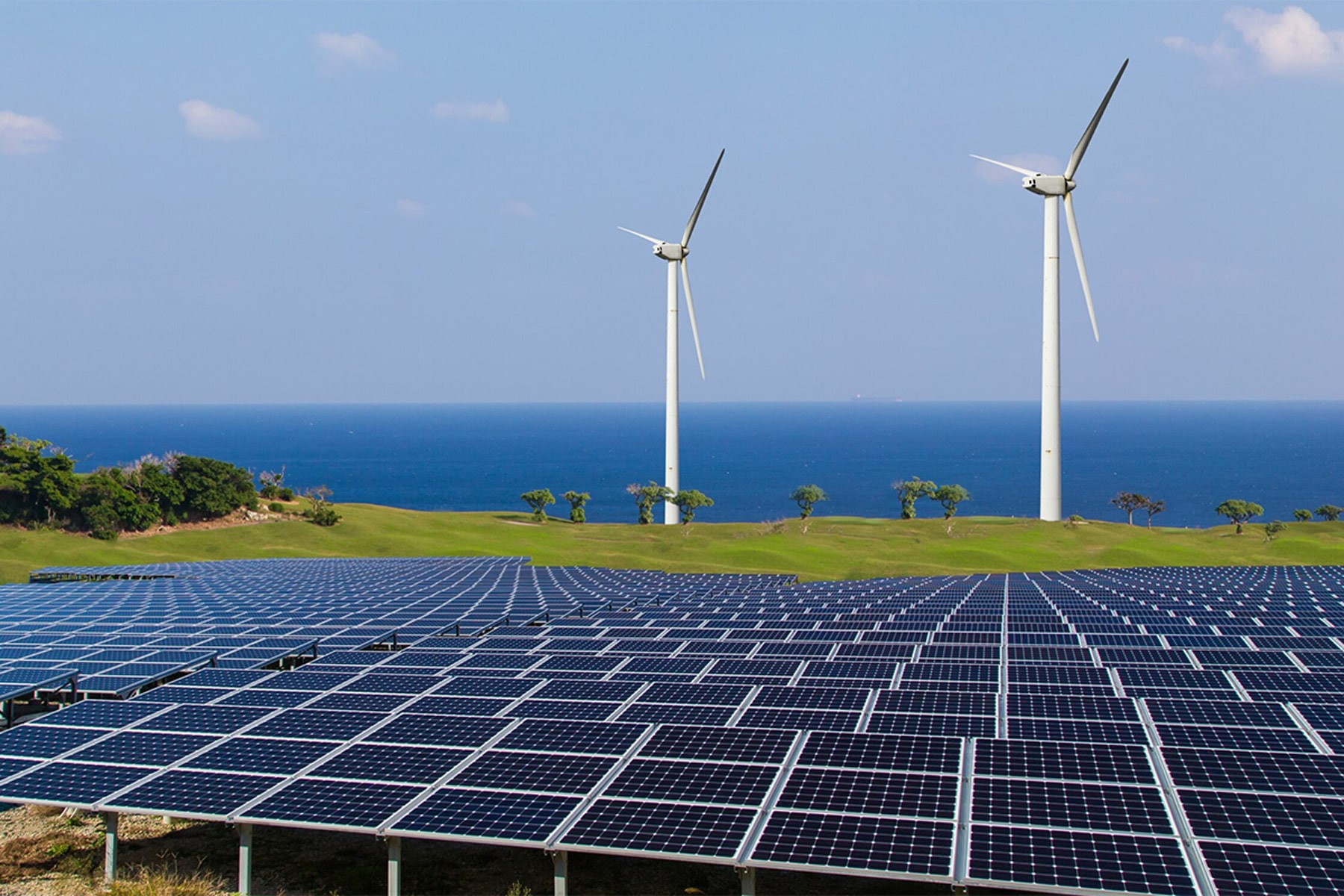 Lagring av förnybar energi från sol och vind