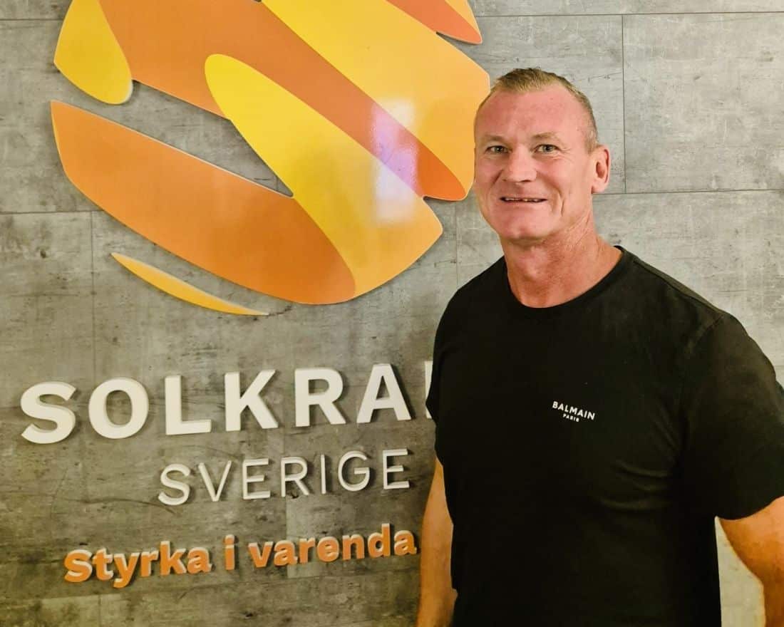 Peter Olsen, VD på Solkraft Sverige
