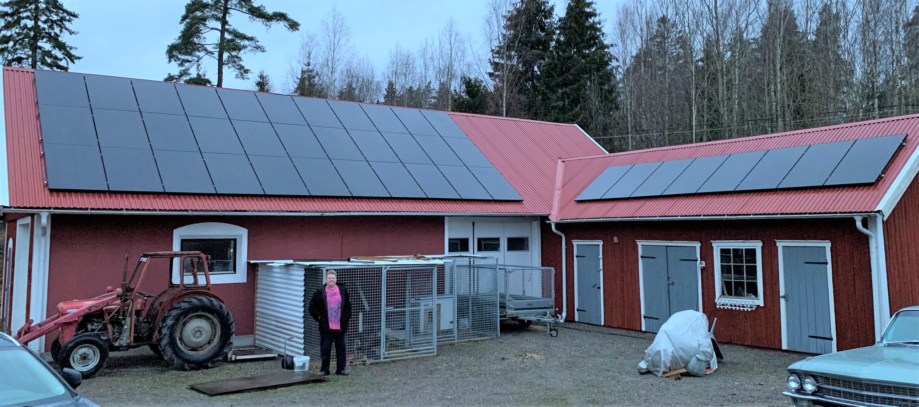 lantbruksfastighet med solceller