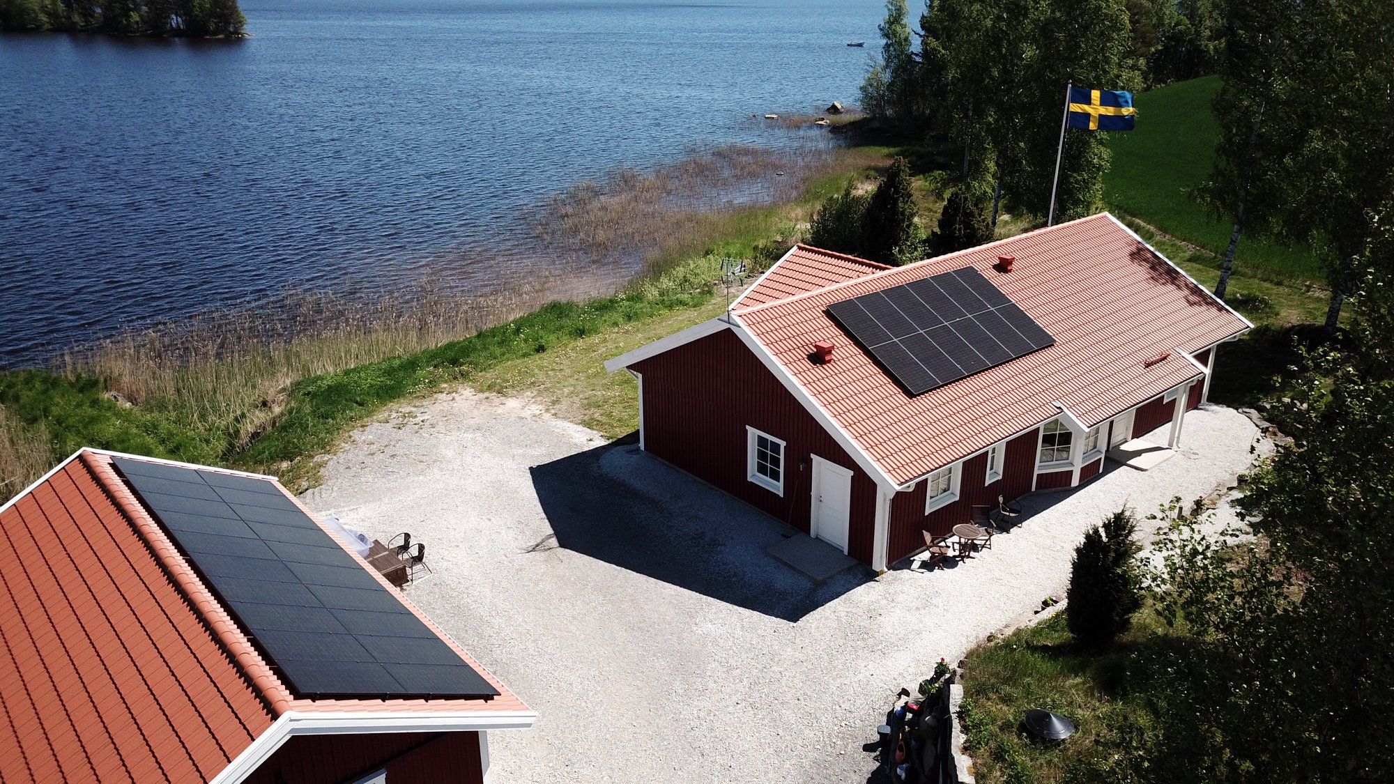 jordbruksfastighet med solceller i Norberg