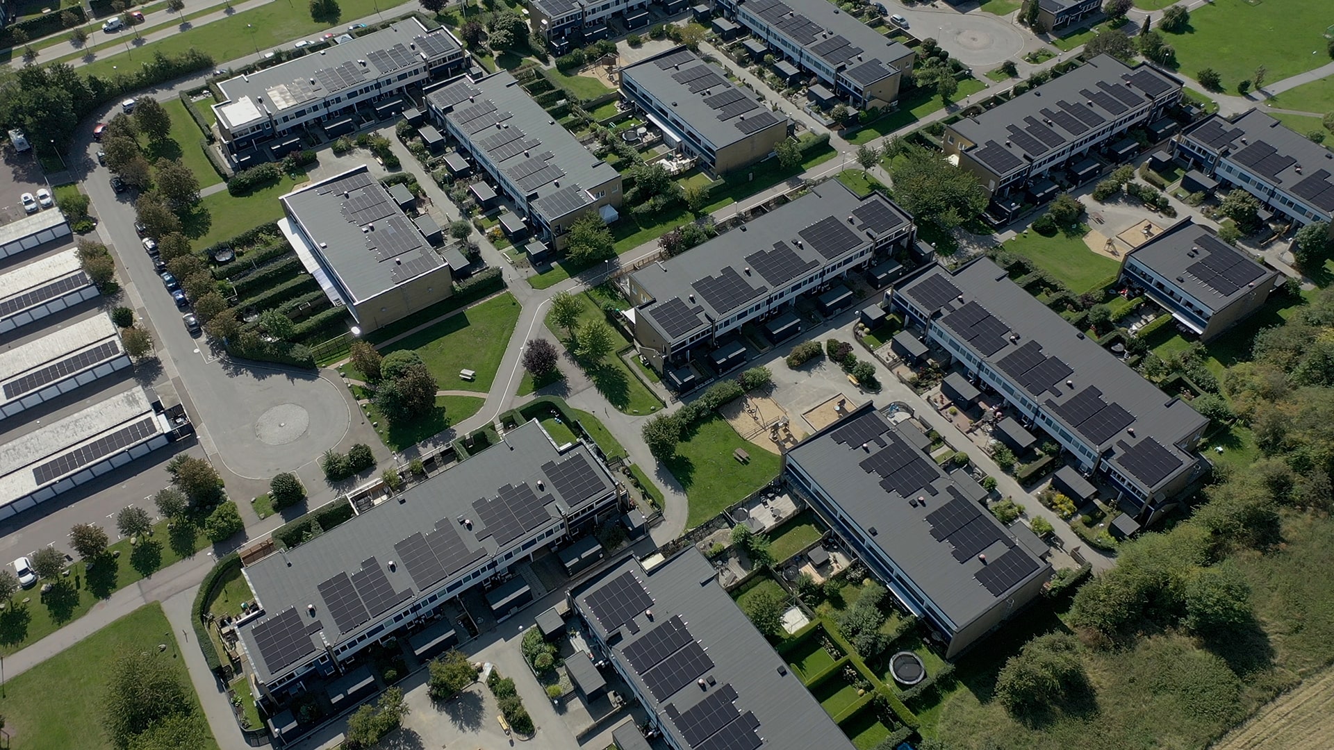solceller på en bostadsrättsförening